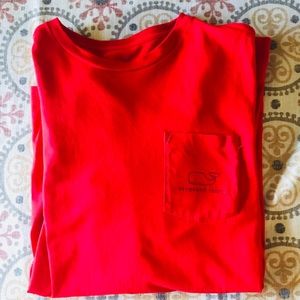 Kid’s Vineyard Vines Red Long Sleeve Shirt